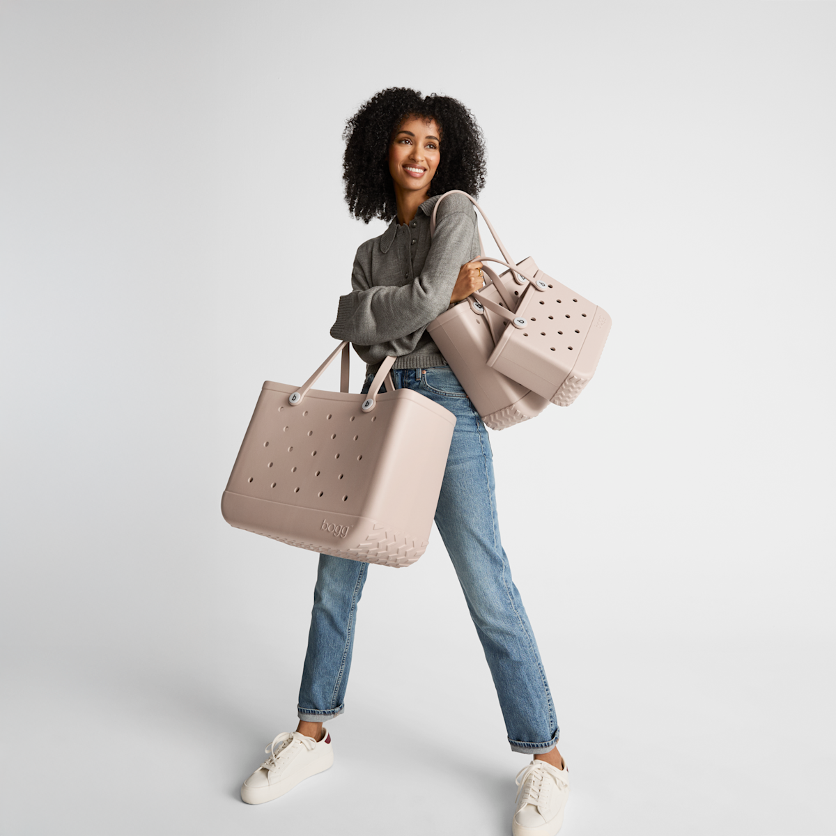 Bitty Bogg Bag - Varsity Blowing Pink Bubbles